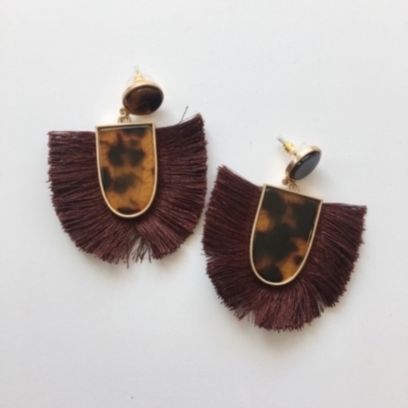 Jewelry - <50% 2+Jewelry>FARRAH Fringe Earrings BRN/TORT
